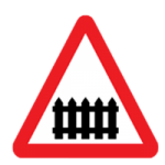 Controlled level crossing (with barrier/gate)